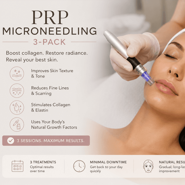PRP Microneedling 3-Pack at Estediva Aesthetics in Long Island City, NY