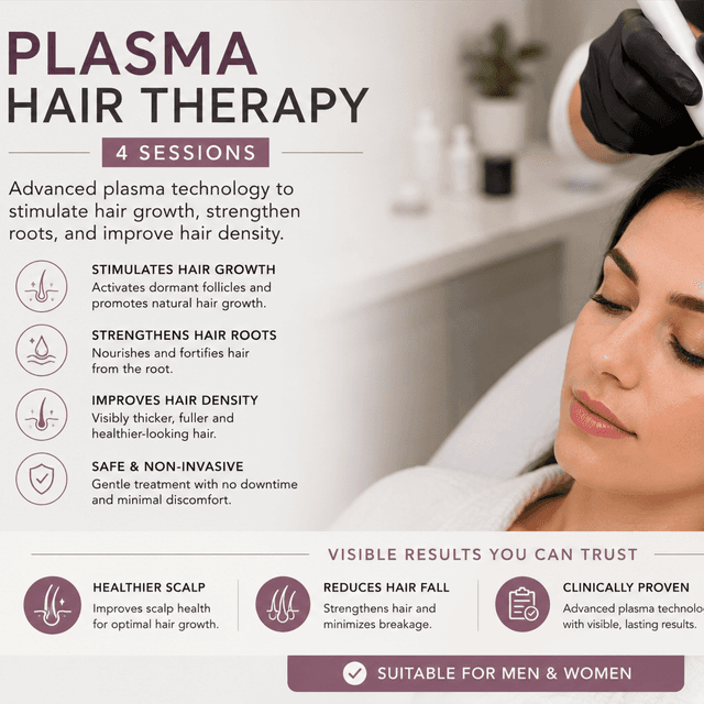 Plasma Hair Therapy – 4 Sessions at Estediva Aesthetics in Long Island City, NY